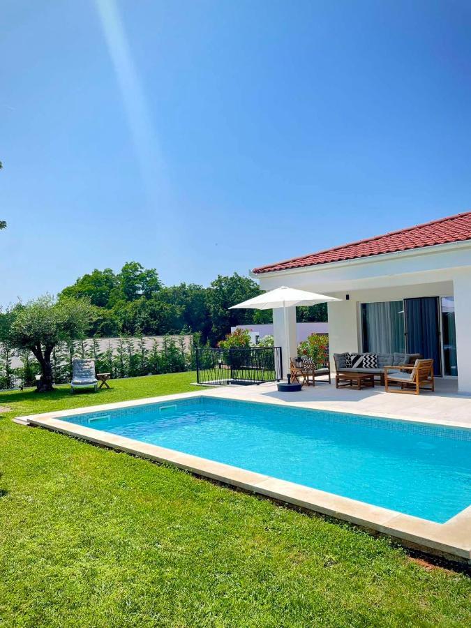 Villa Destiny Nedescina, Istrien, Kroatien Extérieur photo