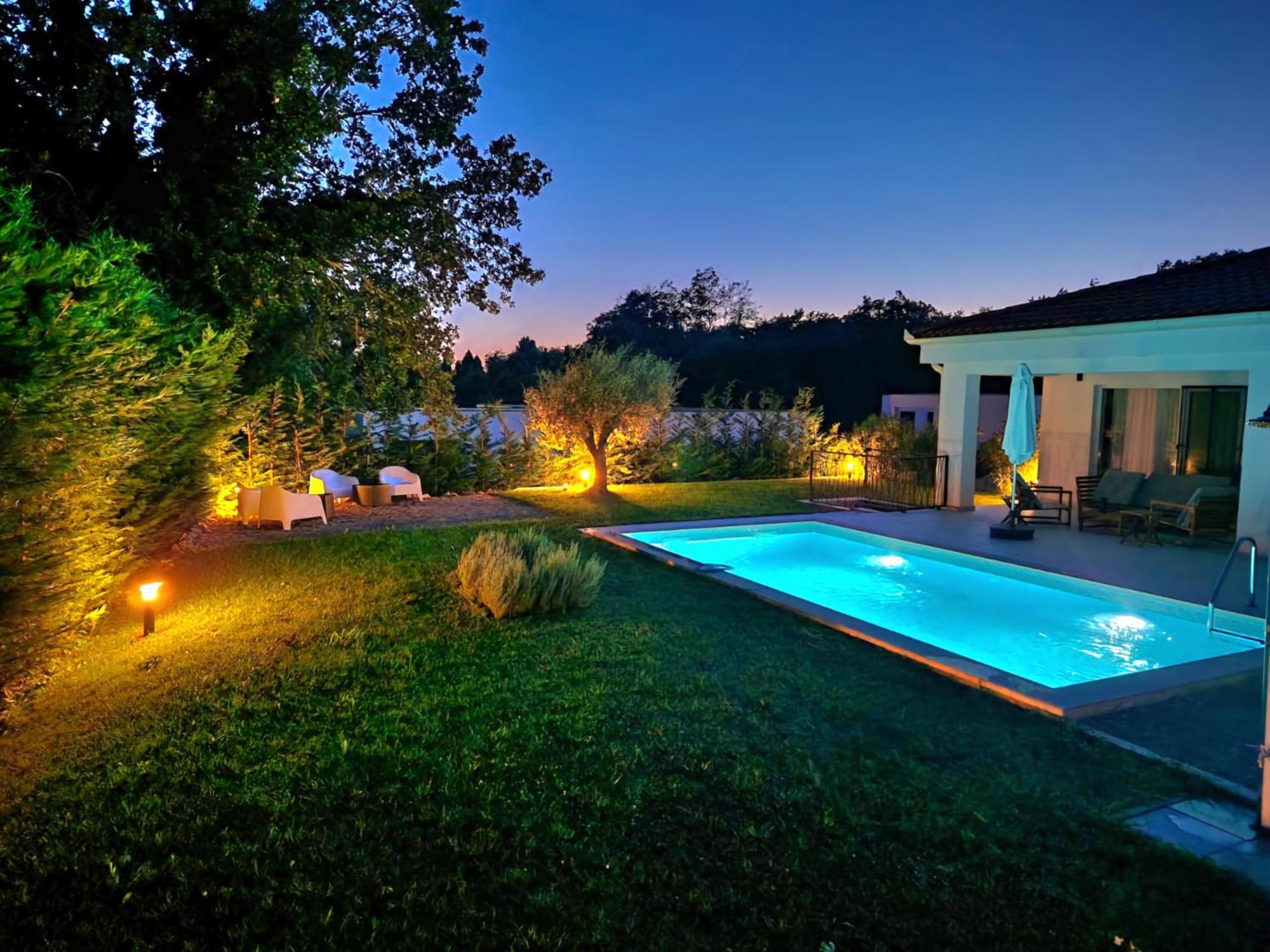Villa Destiny Nedescina, Istrien, Kroatien Extérieur photo